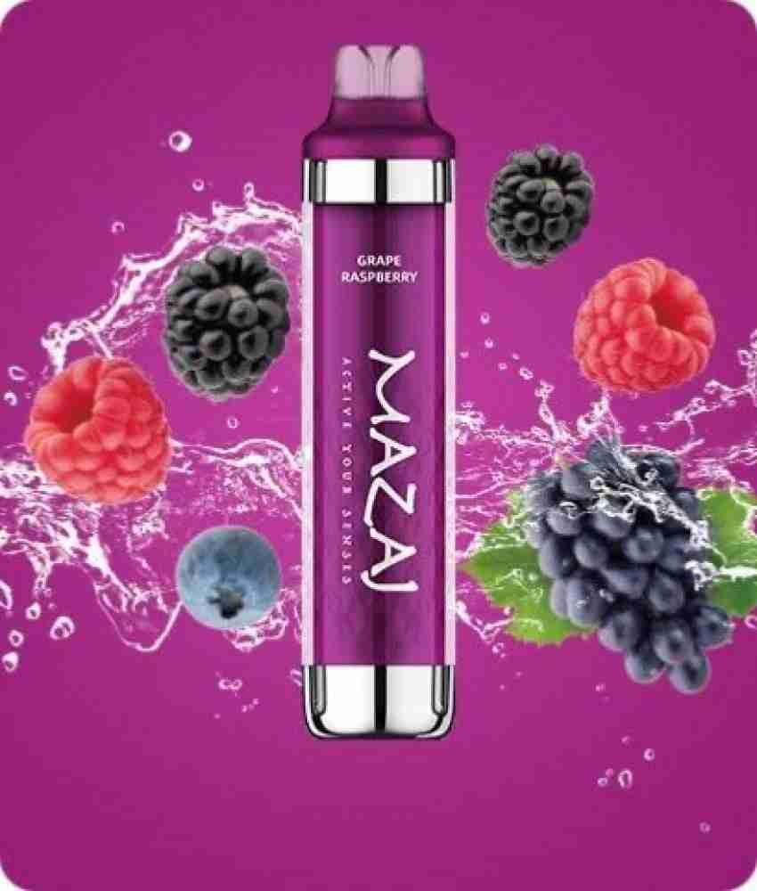 سحبة مزاج بلاك مكس عنب توت 8000بف MAZAJ GRAPE RASPERRE